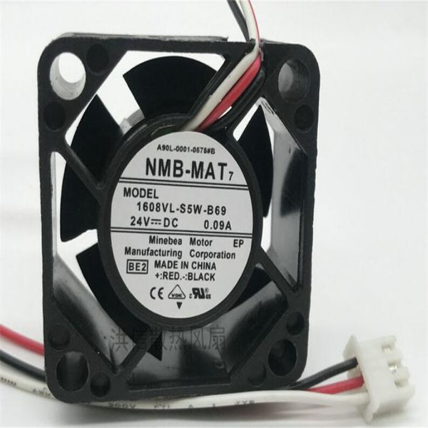 Оптовая фанат: оригинальный NMB A90L-0001-0575 # B 1608VL-S5W-B69 24V0.09A 4020 Трехпроводной фанат