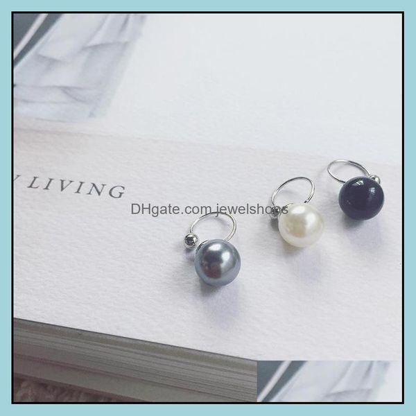 

single temperament u pearl no ear hole clip small exquisite lady earring wholesale drop delivery 2021 cuff earrings jewelry ehntj, Silver