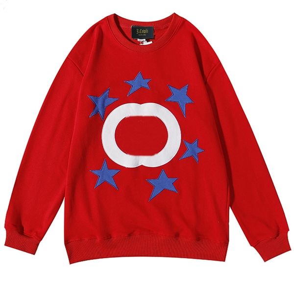 

71% off 2022 summer trendy men's women's clothing autumn and new pullover long sleeve interlocking star sweater family couple dres, Black