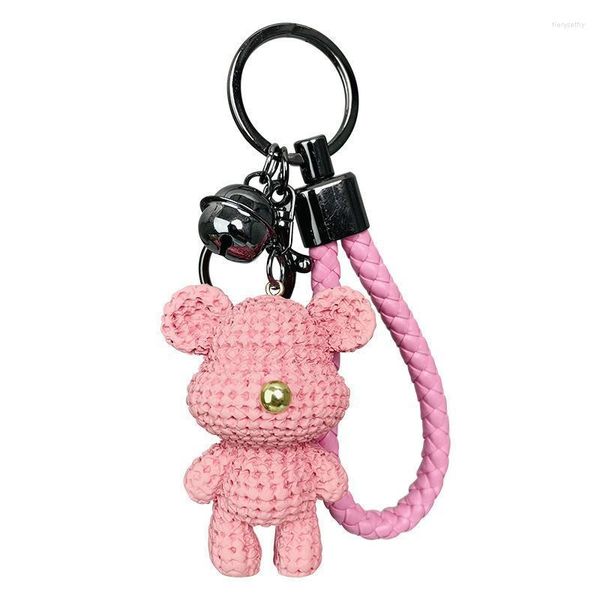 Keychains resina fofa de lã de lã de lã de lã de carros -chave pingente criativo Presente personalizado para homens Mulheres keyring GirlsKeyChains Fier22