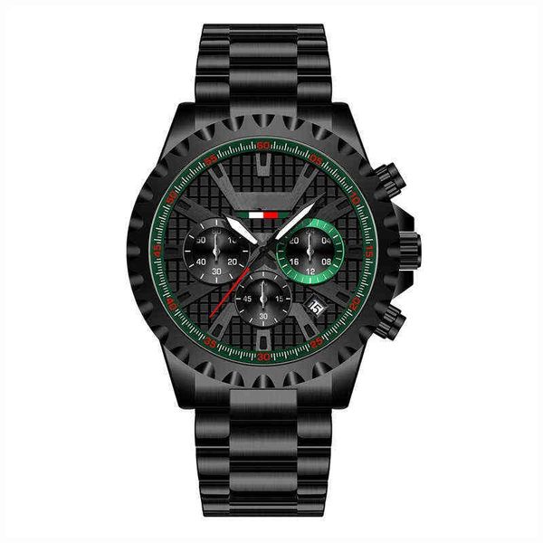 

huiya06 luxury men's watch grade marine dial automatic mechanical galaxy sea wolf steel watch, Slivery;brown