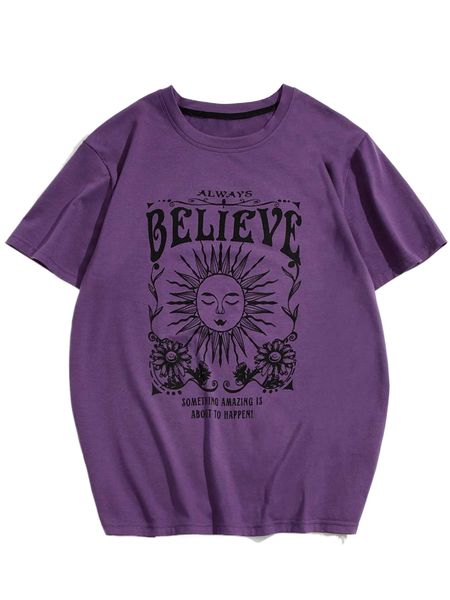 

romwe guys sun letter graphic tee c8yz#, White;black