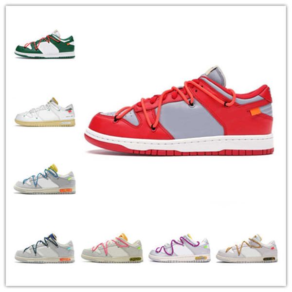 

2022 dunksb casual shoes mens women sbdunk low white grey 1 3 05 of 50 seafoam pink purple red pine orange green ow sb dunks the 50 ts, Black