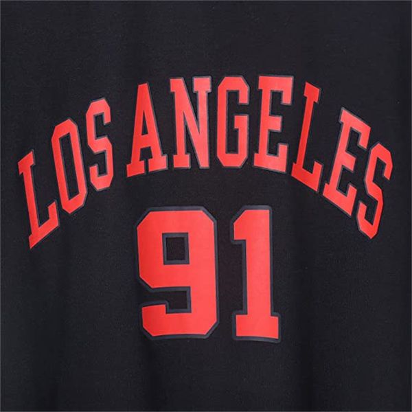 

womens letter print white t shirt oversized summer los angeles casual crewneck half sleeve loose tee