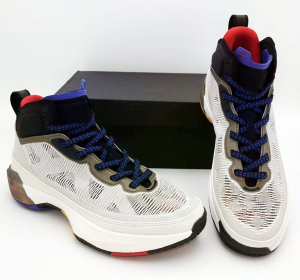 

js 37 se beyond borders men basketball shoes light bone fire red dark concord mars stone dd6958-060 man women sports shoe sneakers with box
