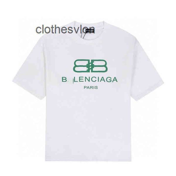 

european and american balencaigas's t shirts designer men's sweatshirt hoodies [correct version]2022ss paris s new green three-dim, White;black