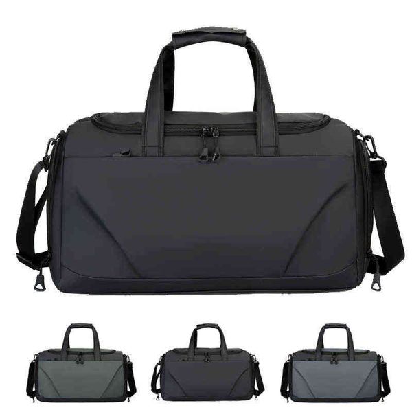 Bolsa de ginástica bolsas esportivas de couro grandes homens treinando tas para sapatos lady fitness yoga viagens bagagem ombro preto saco de bolsas esportivas 220626