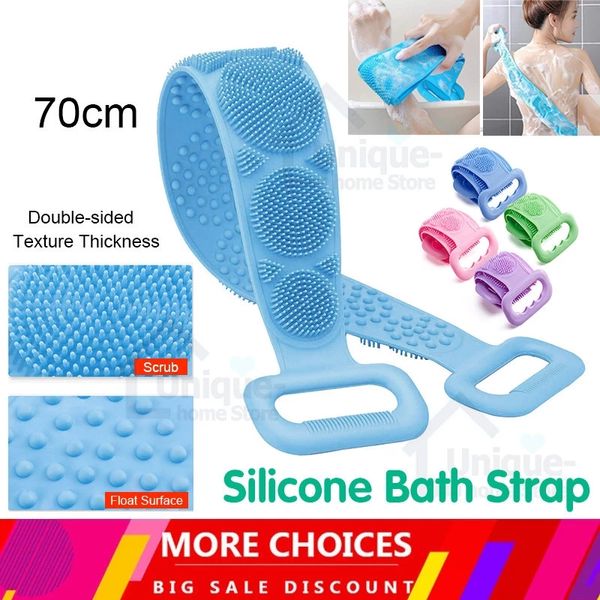 Ben spazzole da bagno, spugne Strofari in silicone a doppia faccia a doppia faccia a manico lungo e bagnatura spogliatoia per asciugamano di fango utensili da bagno