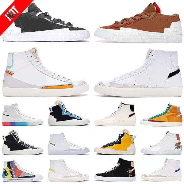 

boots men women casual shoes blazer mid 77 vintage astronomy blue black white british tan catechu city pride chicago platform mens trainers