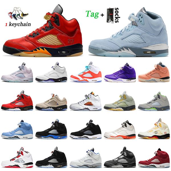 

2022 wholesale jumpman 5s aqua basketball shoes fashion mars for her unc university blue bluebird women mens trainers dj khaled x we the ea