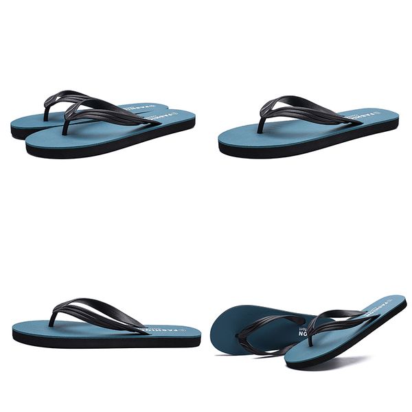 

men slide fashion slipper sports navy blue casual beach shoes hotel flip flops summer discount price outdoor mens slippers size 39-44, # 1