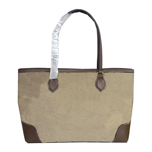 

fashion luxurys designer women shoppings handbag lady shopping bag canvas tote messenger bags with genuine real leather trim and handle purs