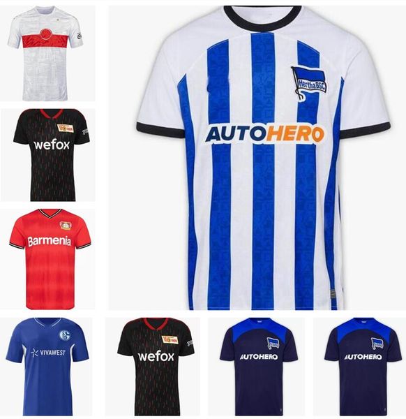 

2022 2023 hertha berlin bsc soccer jersey bayer leverkusen khedira piatek 22 23 cunha football shirt dilrosun lukebakio grujic darida fubbal, Black;yellow
