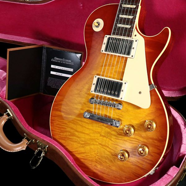 

custom shop historic collection 1958 paul standard hrm vos electric guitar