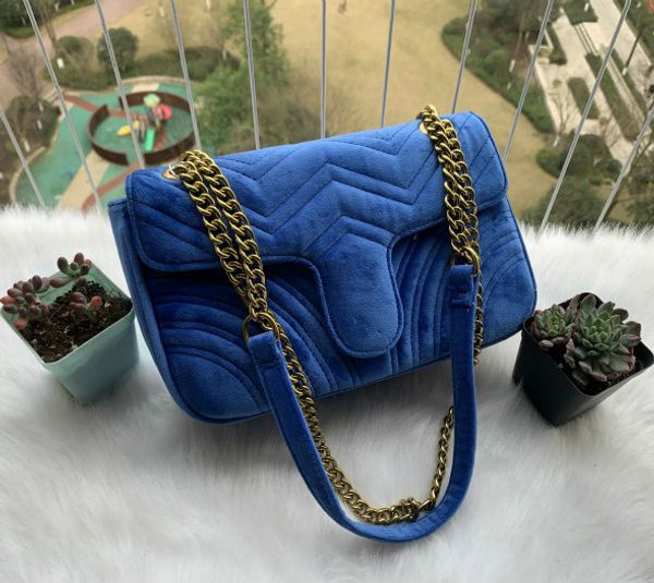 

brand bags velvet classical bag fashion 476433 shoulder shipping new evening cross leather body purse 443497 women designer l upbni