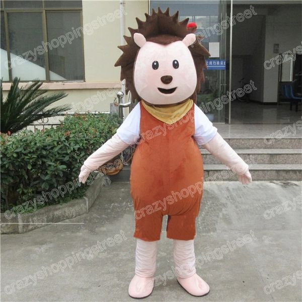 Traje de mascote de hedgehog de halloween