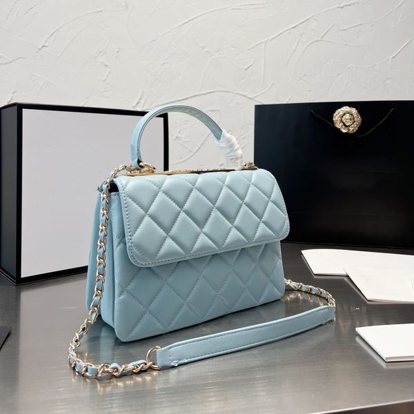 

women luxurys designers totes bags 22 trendy handbag quilted sheepskin shouder crossbody bag genuine leather chain messenger ladies handbags