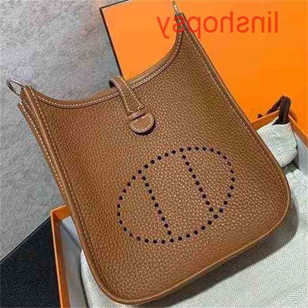 

women bag herme evelyns 2022 high rated leather mini 17cm togo layer cow s