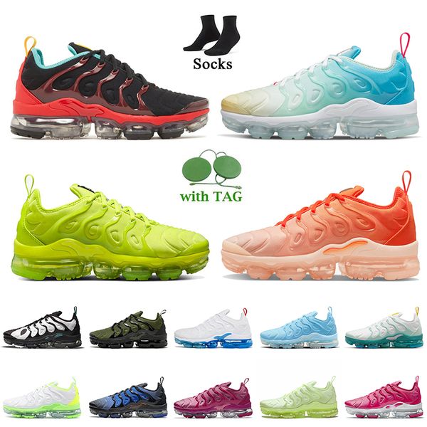 

vapores tn plus women mens vapormxs running shoes stained glass since 1972 tennis ball orange gradients triple white university blue tuned t