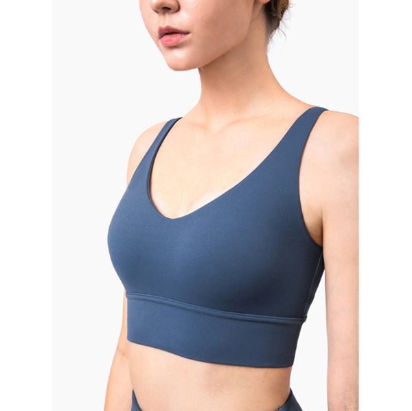 

lulu bras yoga underwear women's vest type shockproof gathered back fitness fashion fast drying gathering bra lu-1267 e6t8, Red;black