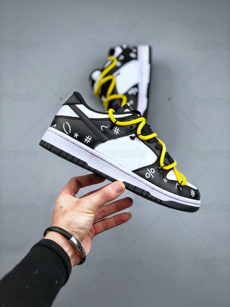 

futura x low skateboard shoes black mens womens classic casual shoes undesigner trainer sports running sneakers