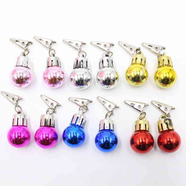 

factory outlet 2cm clip christmas ball beard christmas ornament pendant bell