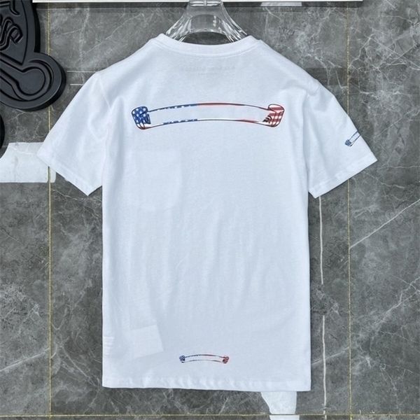 

mens classic ch t shirts short sleeves summer letter horseshoe sanskrit cross print sweatshirts t-shirts woman designer loose tees 7ttj, White;black