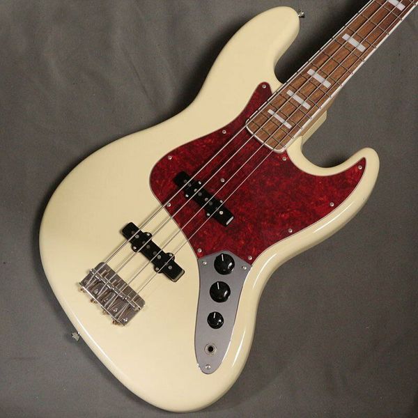 

used edwards / e-jb-103r lt vintage white electric bass guitar