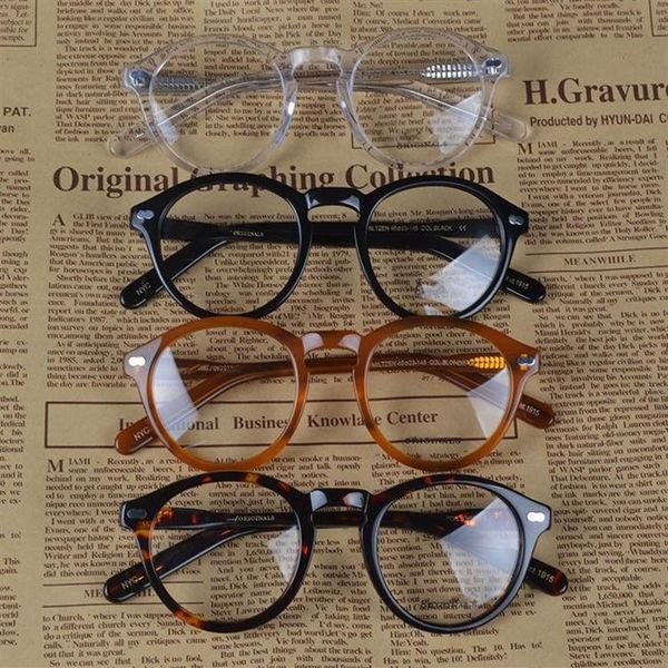 

miltzen glasses frame clear lense johnny depp glasses myopia eyeglasses retro oculos de grau men and women myopia eyeglasses frame267d, Silver