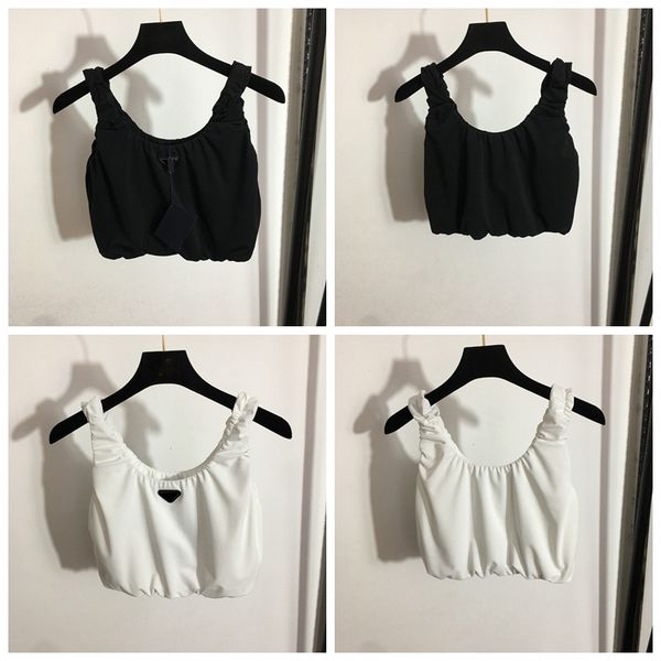 

cropped tanks womens summer cool sleeveless girl white black outer tank