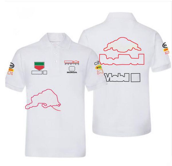 

f1 racing t-shirt summer team polo shirt same style customization