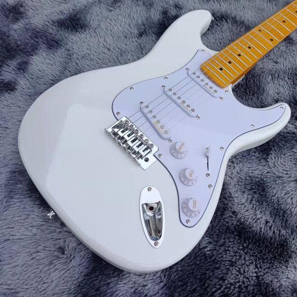 

2022 white fashion electric guitar 22 special factory custom color optional