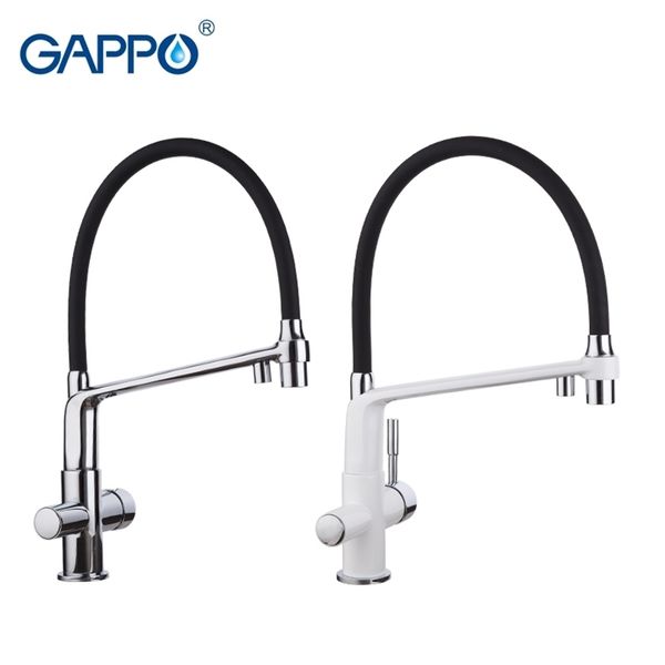 Torneira de cozinha gappo com torneiras de água filtrada misturadora de água Torneira pia de cozinha de torneira de torneira de bronze torneira de bronze torneira de cozinha taps taps t200805