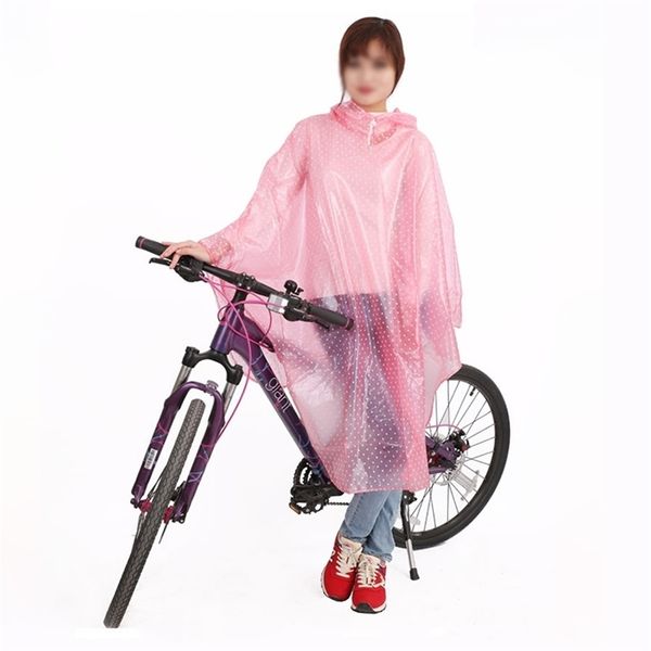 Mode Welle Fahrrad Regenmantel Männer Frauen Regen Cape Poncho Mit Kapuze Winddicht Regen Mantel Mobilität Roller Abdeckung Regen Mantel 201016