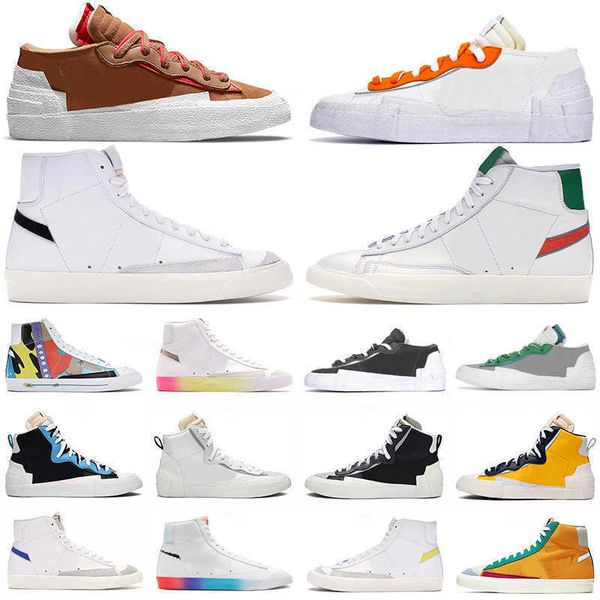 

shoes blazer mid 77 vintage low men women running black white british tan foam pacific blue kumquat thermal magma orange mens trainers