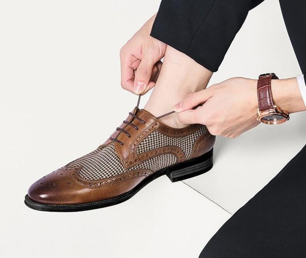 

fashion men's wedding shoes full grain leather vintage design oxford handmade men formal shoes genuine leather moccasin shoe size: eu39, Black