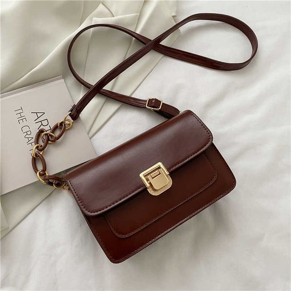 

women 5 colours plain pu vintage flap crossbody bag handbag