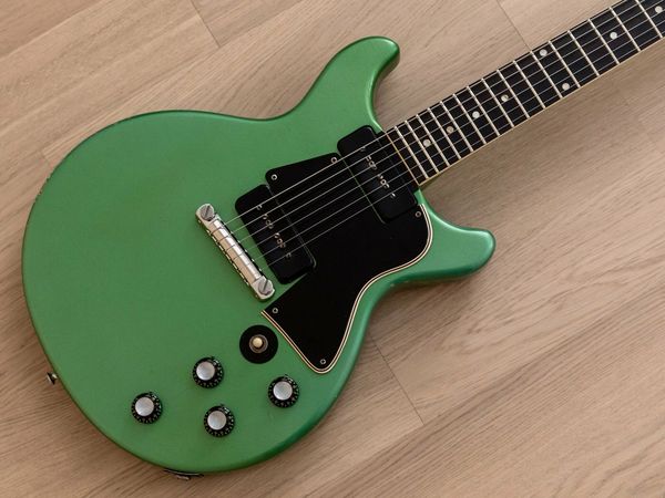 

paul special double cut inverness green vintage guitar