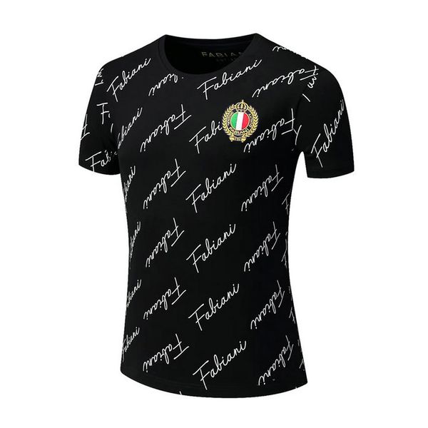 

mens designer t shirts fashion pure cotton breathable short sleeve quick dry round neck t-shirts luxury for men casual black white asia size, White;black