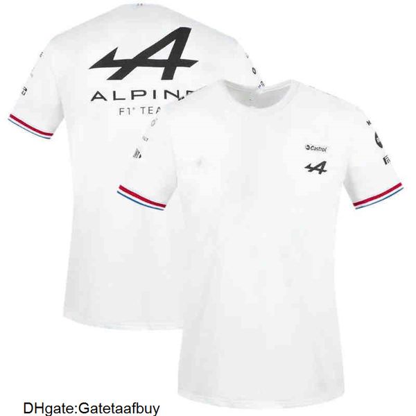 

jersey official racing t shirt competition formula 1 alpine f1 team short sleeve selling blue style collar, White;black