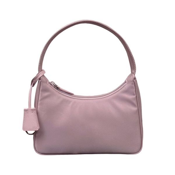 

pink nylon hobo half moon 23cm designer bag luxurious handbags plain for woman lady classic the tote bags elling wholesale distressed handba