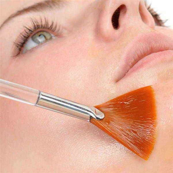 

3pcs mask brushes facial fan makeup soft portable cosmetic tools for women girls 0311