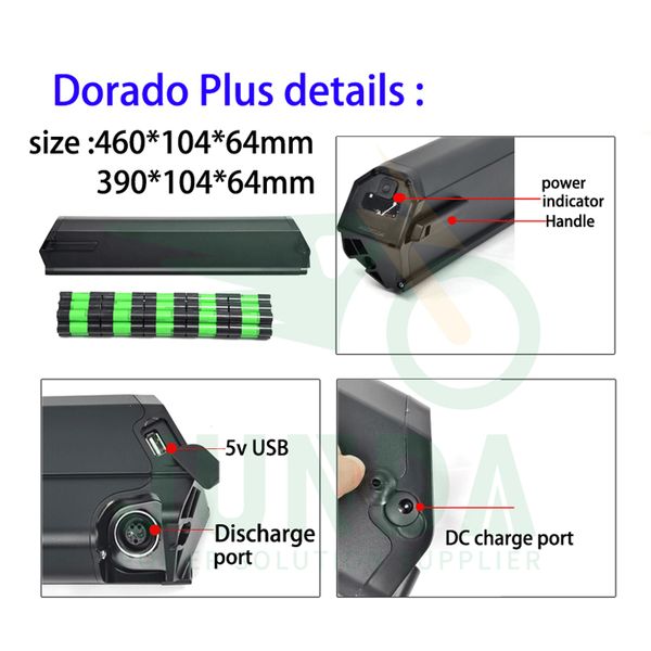 

reention dorado battery 13ah 48v battery for electric bicycle