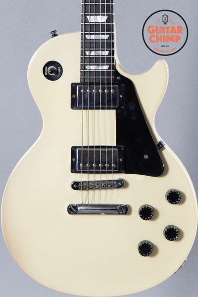 

paul studio white electric guitar
