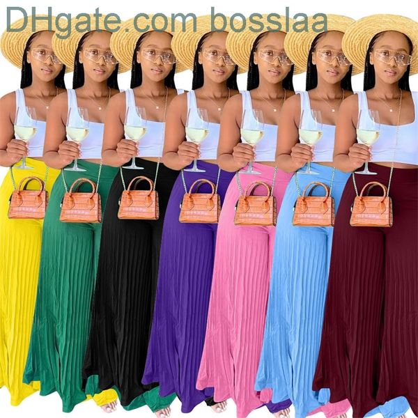 

womens wide leg long pants spring summer crimped pleated 2-layer trousers outfits 2022 ladies fashion casual workout clothes, Black;white