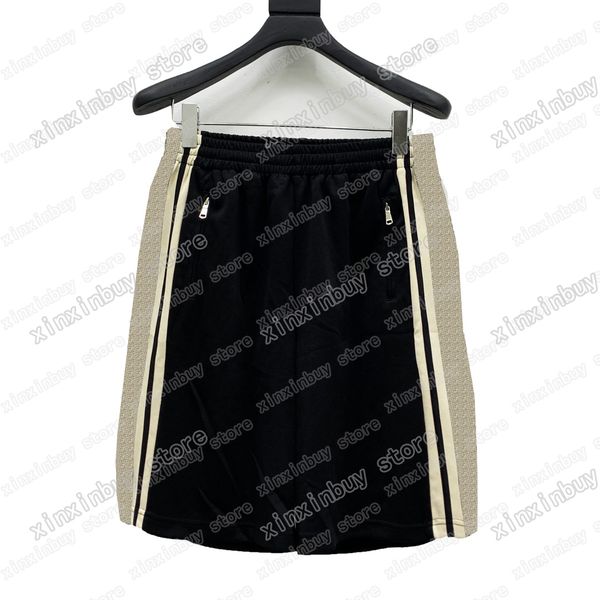 

22ss mens designer shorts pants side webbing spring summer men webbing pant casual letter trousers black blue xinxinbuy xs, White;black