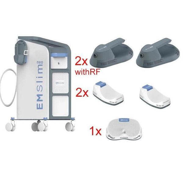 Salongebrauch Leistungsstarke EMSlim Körperform Gewichtsverlust EMS RF elektromagnetische Muskelstimulation schlanke Maschine Aufbau und Steigerung der Muskeln Fett reduzieren Schönheitsausrüstung