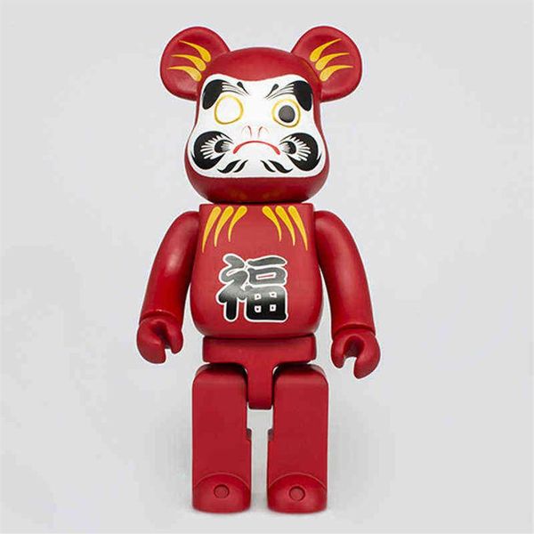 

28cm cartoon cute bearbricklys action figures bear dolls pvc models decora2373