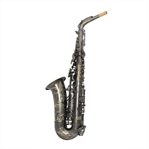 

high cost effective matte black color alto saxophone