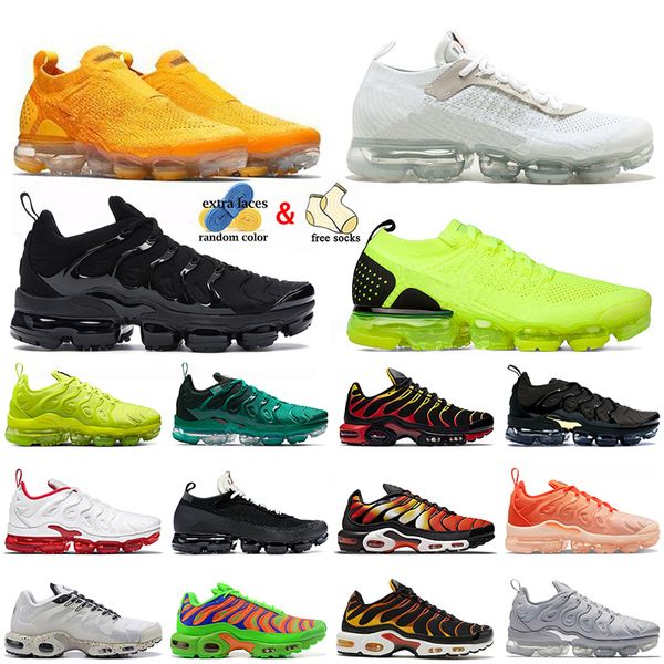 

tn plus mens moc running shoes tennis ball run utility volt grey symbol cherry neon olive orange gradients black white men women sports trai